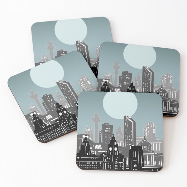 Item preview, liverpool skyline designed and sold by BekimART2.
