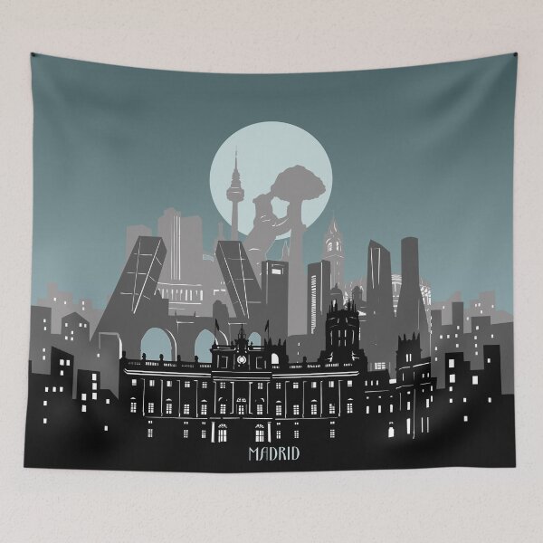 Item preview, madrid skyline designed and sold by BekimART2.