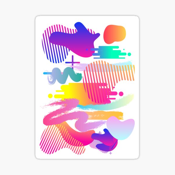 "modern Art" Sticker by mpu66 Redbubble