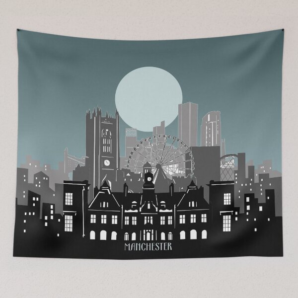 Item preview, manchester skyline designed and sold by BekimART2.