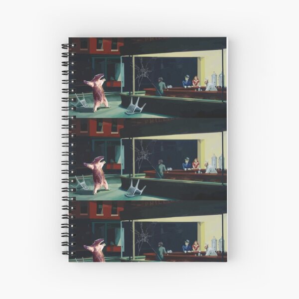 Artikel-Vorschau von Banksy Nighthawks Ameisenbär Edward Hopper, designt und verkauft von bufumofo.