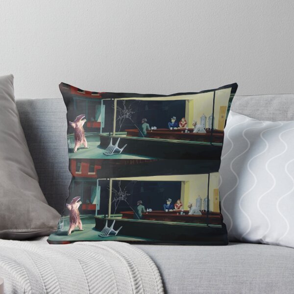 Item preview, Banksy Nighthawks Anteater Edward Hopper designed and sold by bufumofo.