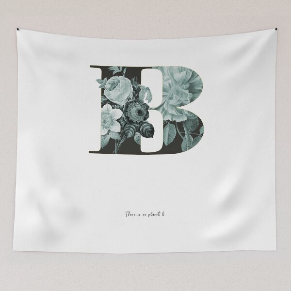 Item preview, Flower Alphabet B designed and sold by froileinjuno.