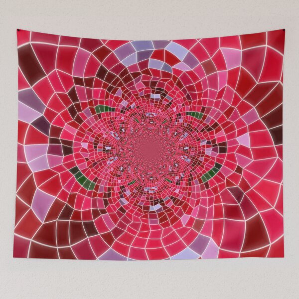Item preview, Mosaic Pattern Red Rose designed and sold by cuprum.