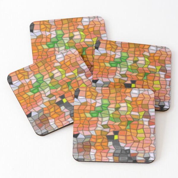 Item preview, Mosaic Pattern Apricot designed and sold by cuprum.