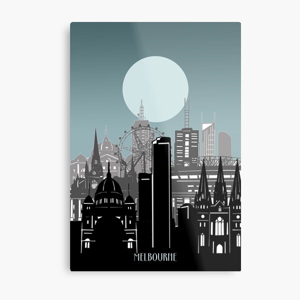 Item preview, melbourne skyline designed and sold by BekimART2.