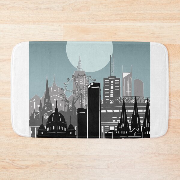 Item preview, melbourne skyline designed and sold by BekimART2.