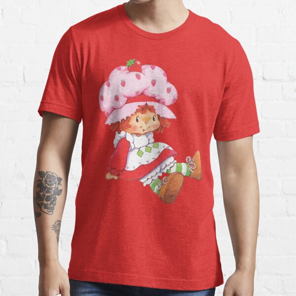 Strawberry Vintage Retro 80s 1980s Cartoon Essential T-Shirt