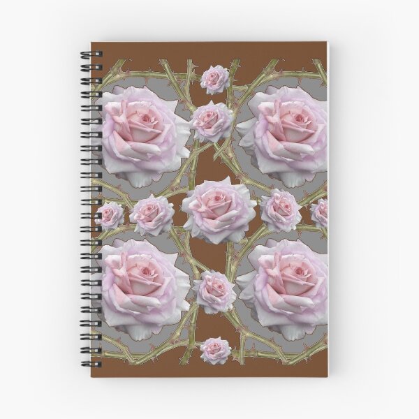 Item preview,   ROSES & ROSE BRAMBLES WINE-GREY COLORED ART designed and sold by sharlesart.