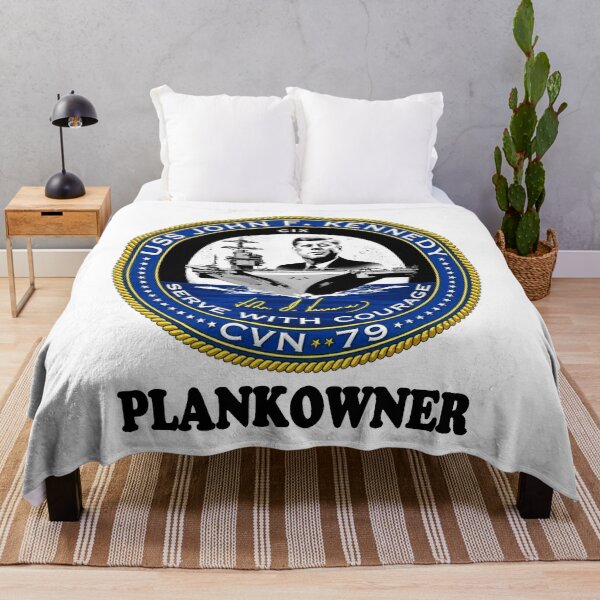 Item preview, CVN 79 PlankownerCrest for Light Colors designed and sold by Nikki SpaceStuffPlus.