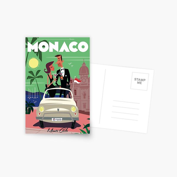 Item preview, Monaco poster,  designed and sold by GAGodel.