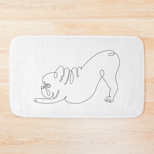 Item preview,  One line Frenchie Downward Dog designed and sold by Huebucket.