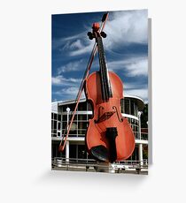The Big Fiddle Greeting Card