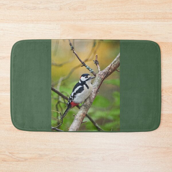 Item preview, Great spotted woodpecker and the colors of the fall designed and sold by Jouko Lehto Photography.