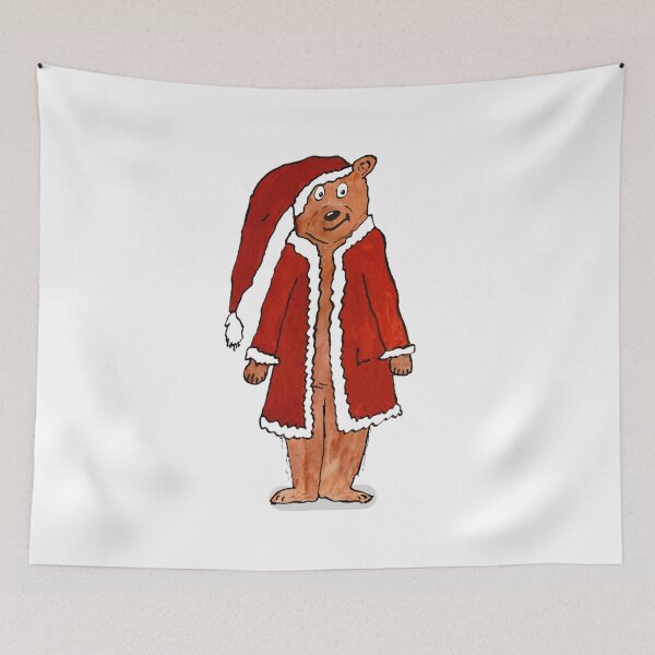 Item preview, Christmas Bear dressed as Santa for Christmas  designed and sold by iancoppack.