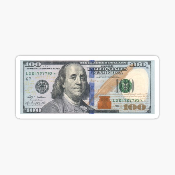 Item preview, 100 Dollar Bill designed and sold by BertMeire.