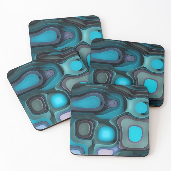 Item preview, Abstract Futuristic Curved Shapes designed and sold by WhimsyCanvasPrints.