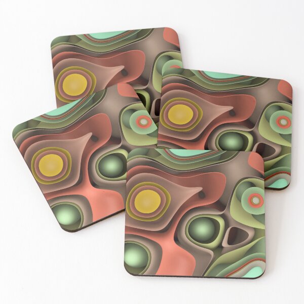 Item preview, Abstract Geometric Curved Lines designed and sold by WhimsyCanvasPrints.