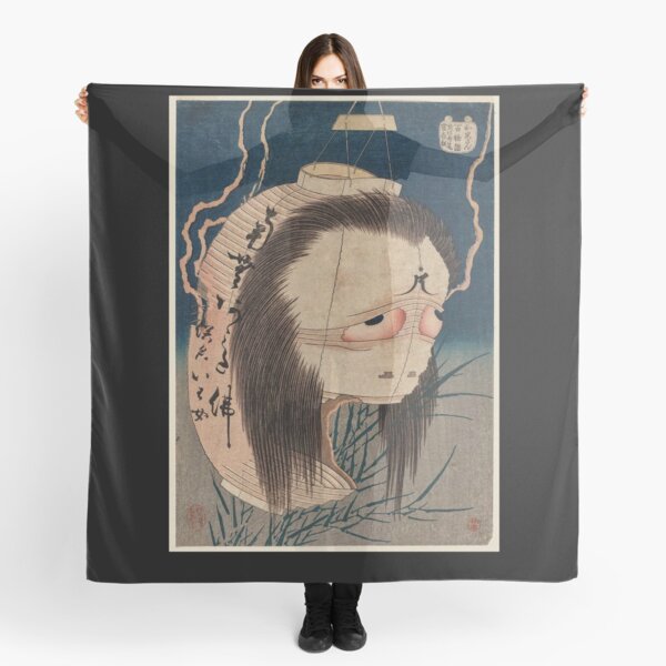 The Dish Mansion Woodblock And Traditional Japanese Art Scarf By Gentlebiz Redbubble