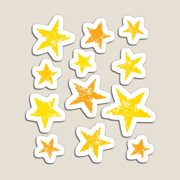 Item preview, Yellow grunge stars designed and sold by Mhea.