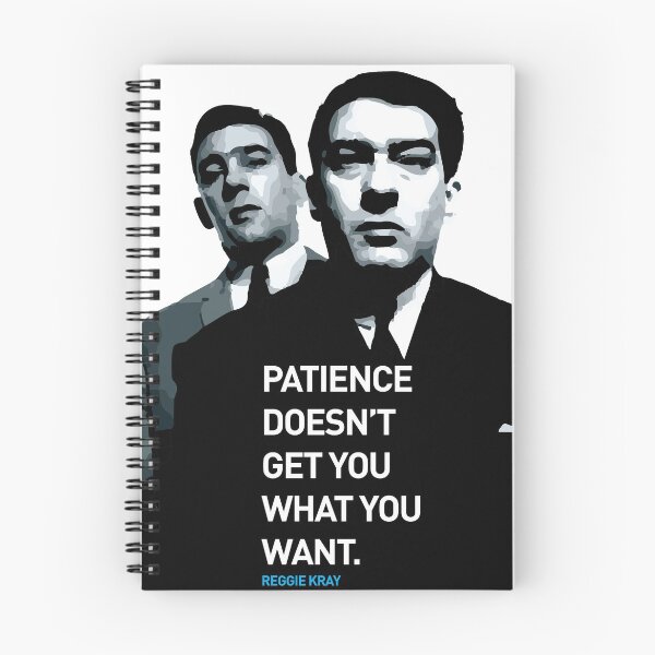Artikelvorschau, Kray Twins - "Geduld bringt dich nicht auf das, was du willst" entworfen und verkauft von PrettiGreene.