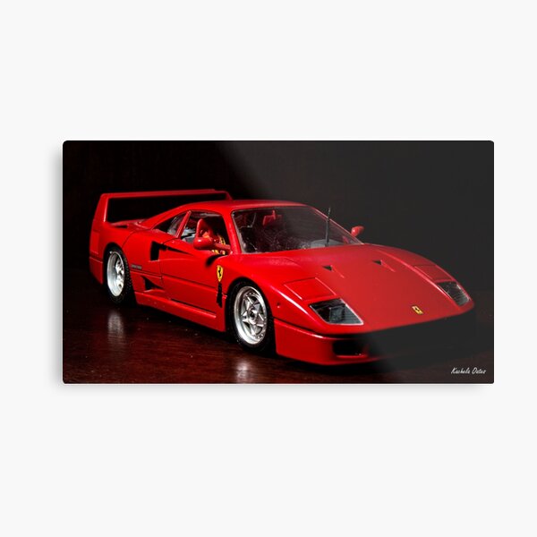 Ferrari F40 Metal Print
