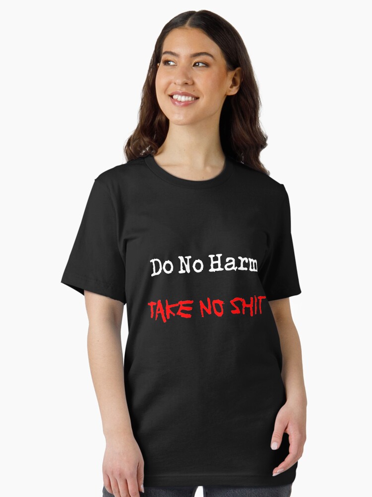 Thumbnail 1 of 7, Essential T-Shirt, Do no harm designed and sold by unfuckersunite.