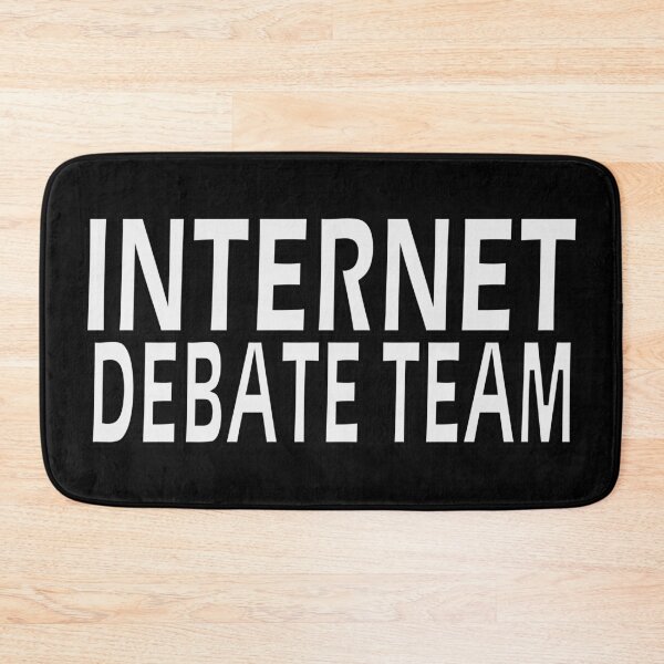 Item preview, Internet debate team in black and white designed and sold by AllShirts21.
