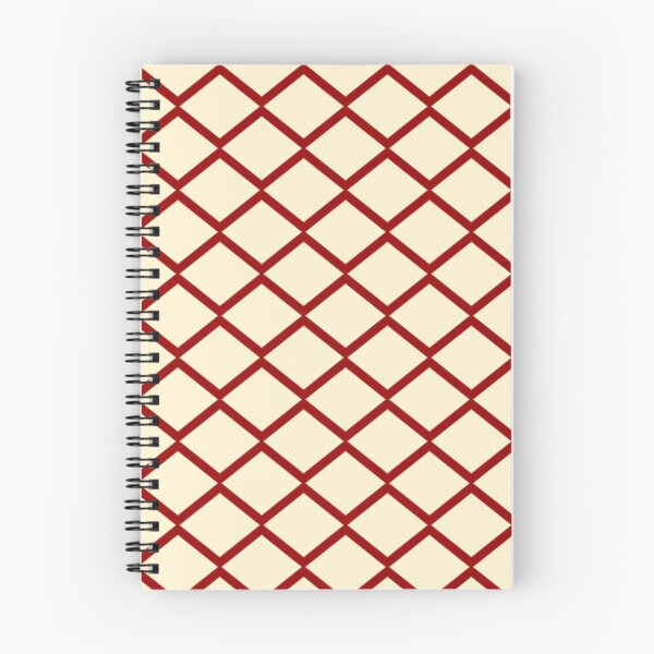 Item preview, Red and Beige Tiled Pattern designed and sold by Poetic Patterns Studio.
