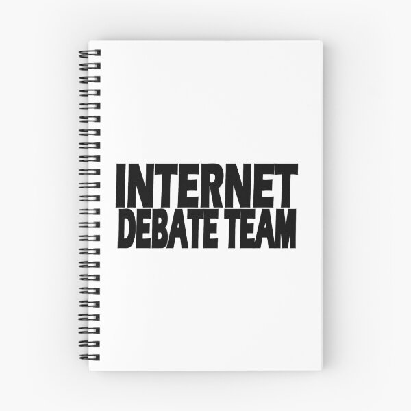 Item preview, Internet debate team in black designed and sold by AllShirts21.