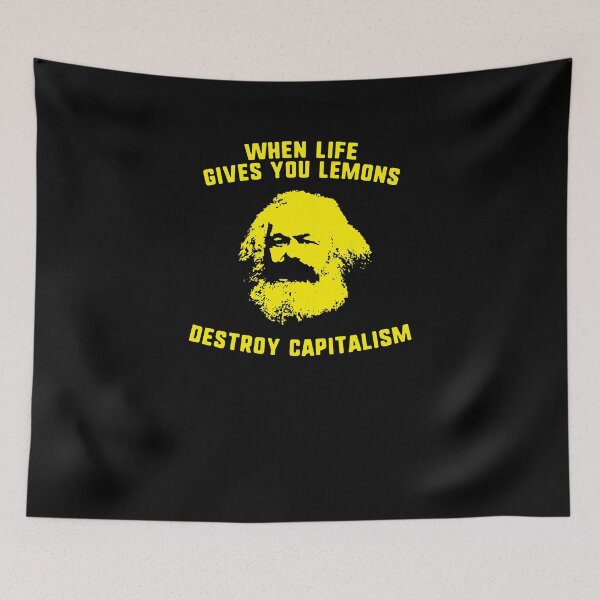 Item preview, When life gives you lemons destroy capitalism Karl Marx designed and sold by Teeward.