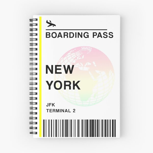 Artikelvorschau, New York City Flugschein entworfen und verkauft von BlankCog.