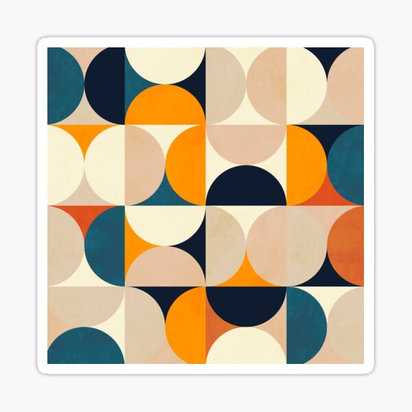Kopie von mid century 6 Sticker