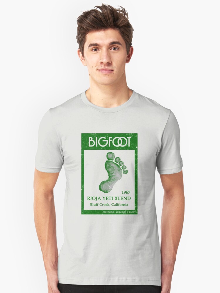 Alternate view of Bigfoot Wine Slim Fit T-Shirt