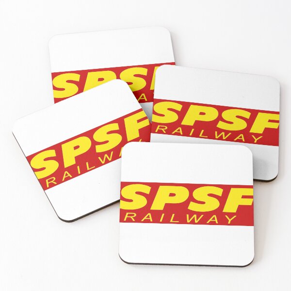Item preview, SPSF Railway Yellow on Red Logo designed and sold by ericzmiller.