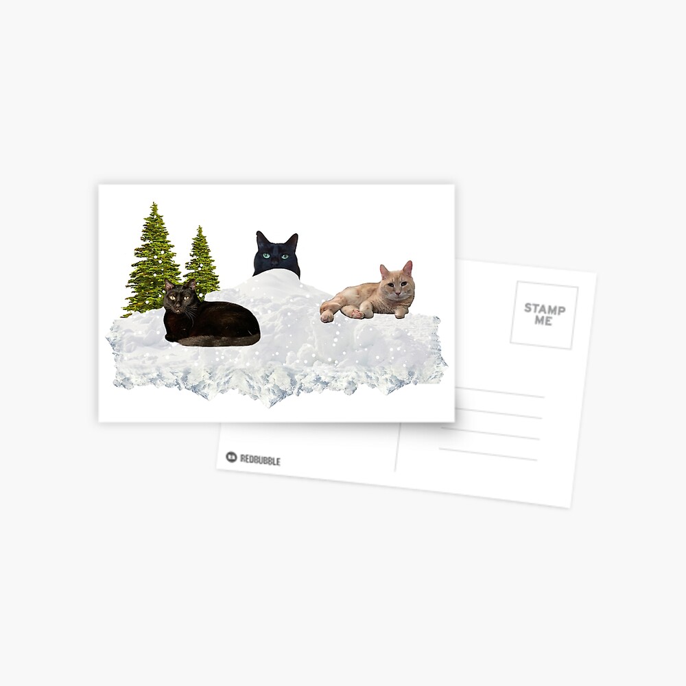 Blue Christmas V4 Postcard