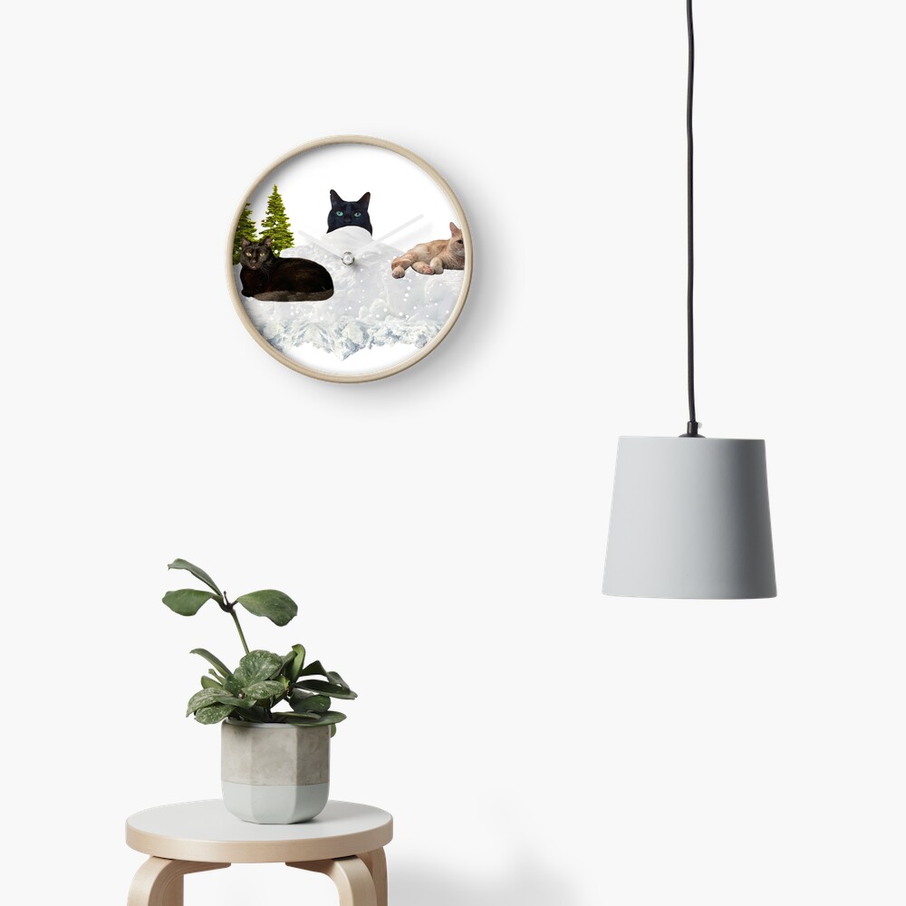 Blue Christmas V4 Clock