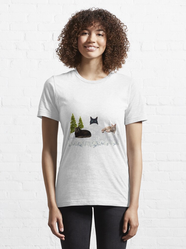 Alternate view of Blue Christmas V4 Essential T-Shirt