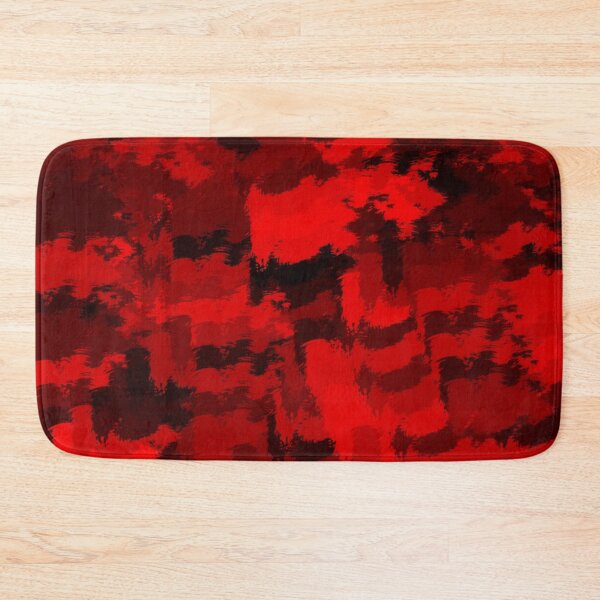 Item preview, Abstract Red and Black Brushstrokes designed and sold by Poetic Patterns Studio.