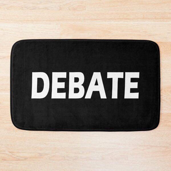Item preview, Debate in white designed and sold by AllShirts21.
