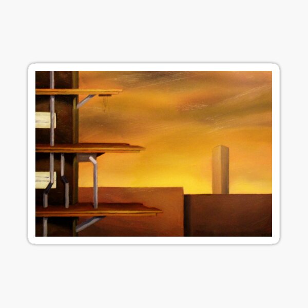"Nostalgium 2". Game art painting Sticker