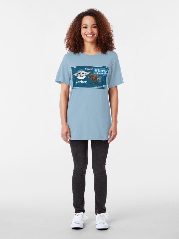 Alternate view of Organic Blurrg and Banana Slim Fit T-Shirt