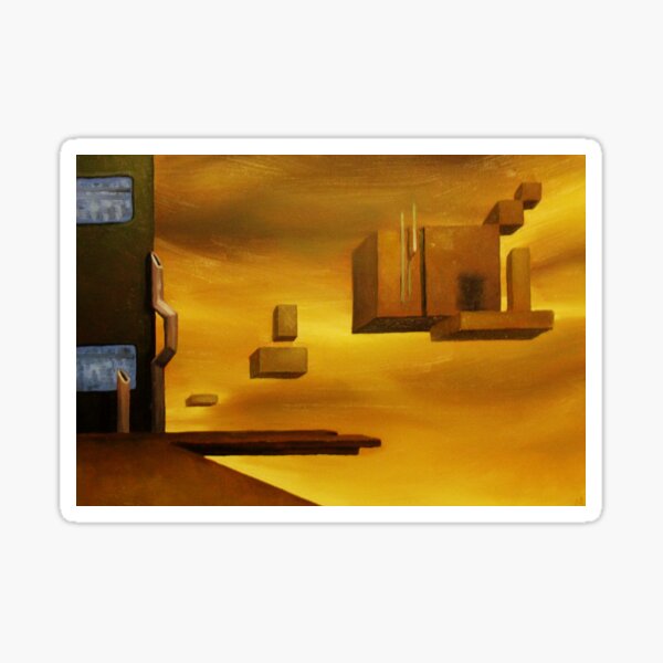 "Nostalgium 3". Game art painting. Sticker
