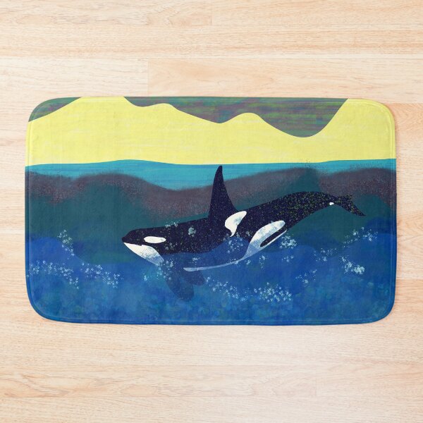 Item preview, Orca in shiny ocean designed and sold by MelanieNad.
