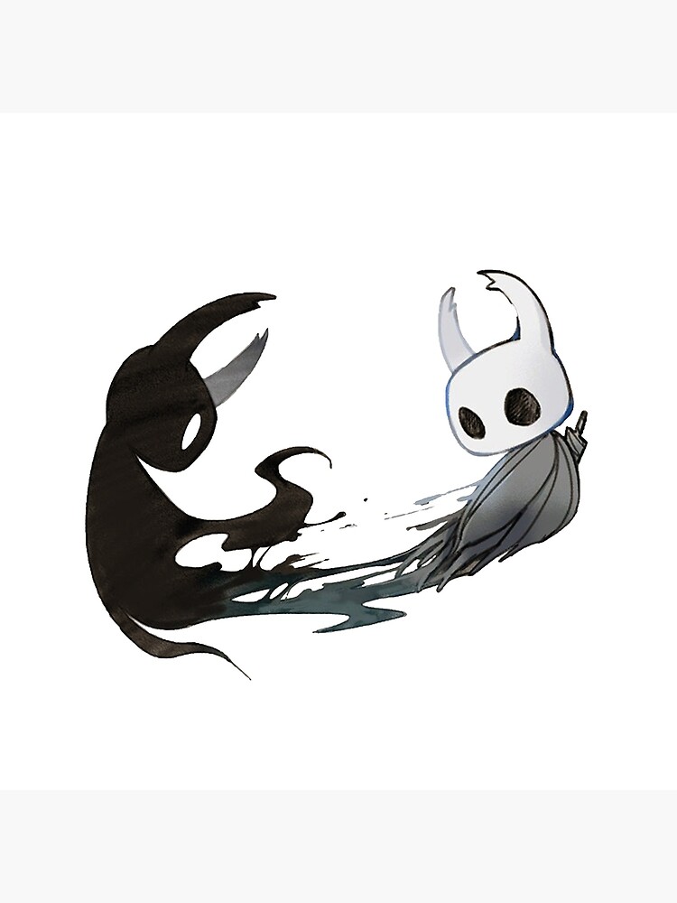 Hollow knight (shadow duble) Art Board Print for Sale by zanyxy