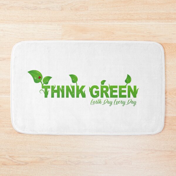Item preview, Think Green. Earth Day Every Day designed and sold by lucidfrog.