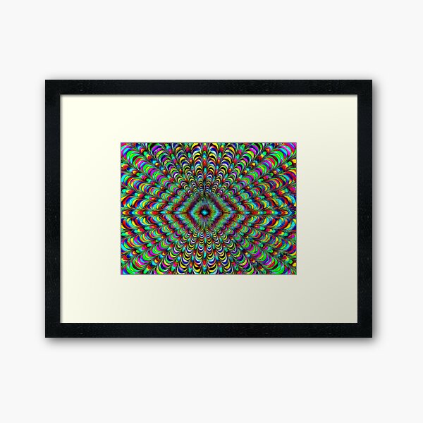 Item preview, Frilly Watercolor Rainbow Fractal designed and sold by SeaChangeDesign.