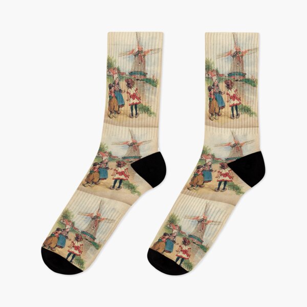 Item preview, The Windmill And The Little Wooden Shoes designed and sold by reynoldjay.