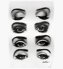 Lana del Rey Augen Poster