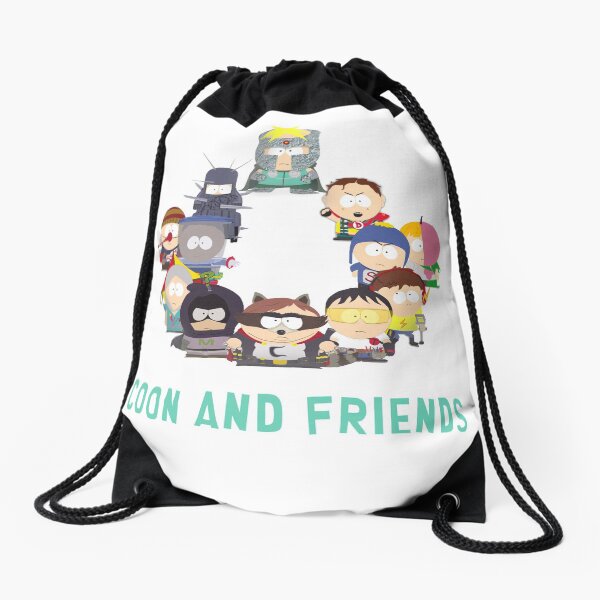Coon and Friends Drawstring Bag
